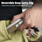 QSP Penguin Glyde Lock Pocket Knife 14C28N Blade Khaki FRN Handle