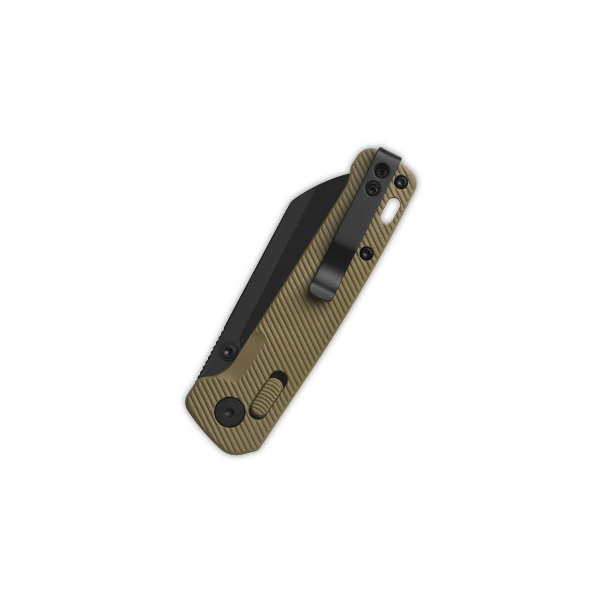 QSP Penguin Glyde Lock Pocket Knife 14C28N Blade Khaki FRN Handle
