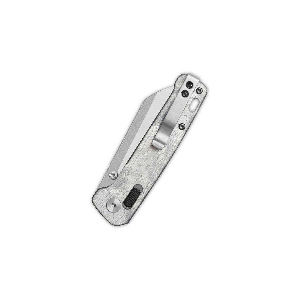 QSP Penuin Glyde Lock Pocket Knife 14C28N Blade G10 with Aluminum Foil Handle