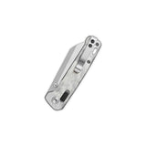 QSP Penuin Glyde Lock Pocket Knife 14C28N Blade G10 with Aluminum Foil Handle