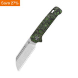 QSP Penguin Slip Joint 20CV blade Fat Carbon (Jungle Wear) Handle