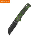 QSP Penguin Slip Joint 20CV blade Fat Carbon (Jungle Wear) Handle