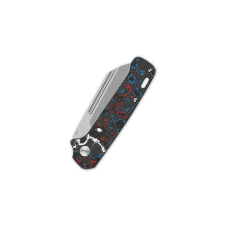 QSP Penguin Slip Joint knife with Nebula Fat Carbon handle and 20CV blade profile