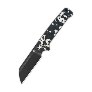 QSP Penguin slip joint knife with sheepsfoot 20CV blade and unique Fat Carbon handle