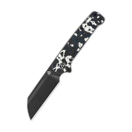 QSP Penguin slip joint knife with sheepsfoot 20CV blade and unique Fat Carbon handle