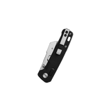 QSP Penguin Workmate Glyde Lock Utility Knife Stainless Steel Blade Black FRN Handle