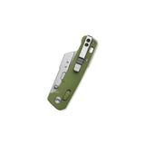 QSP Penguin Workmate Glyde Lock Utility Knife Stainless Steel Blade OD Green FRN Handle