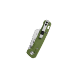 QSP Penguin Workmate Glyde Lock Utility Knife Stainless Steel Blade OD Green FRN Handle