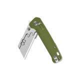 QSP Penguin Workmate Glyde Lock Utility Knife Stainless Steel Blade OD Green FRN Handle