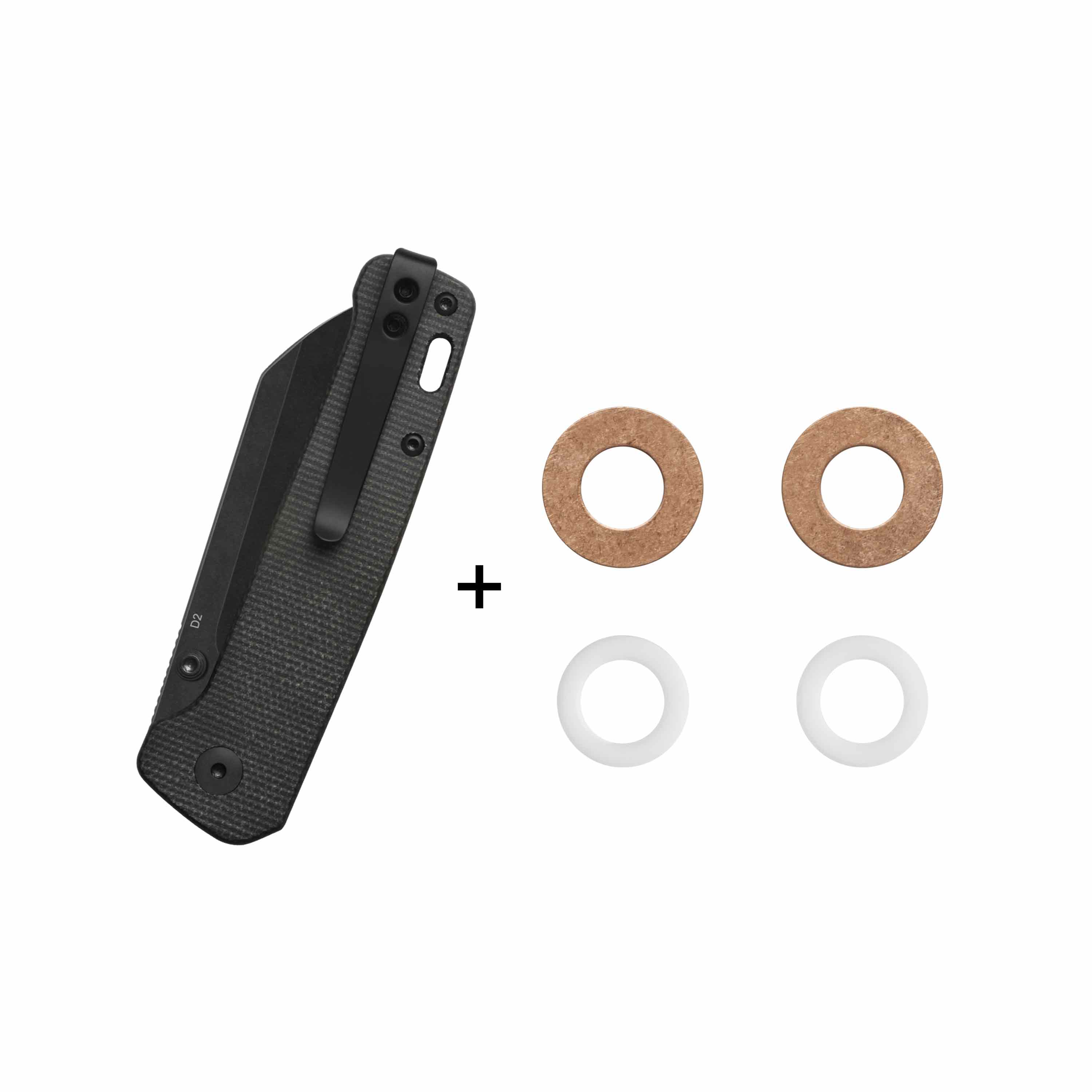 QSP Penguin V2 | D2 | Dark Brown Micarta | Liner Lock – QSP KNIFE