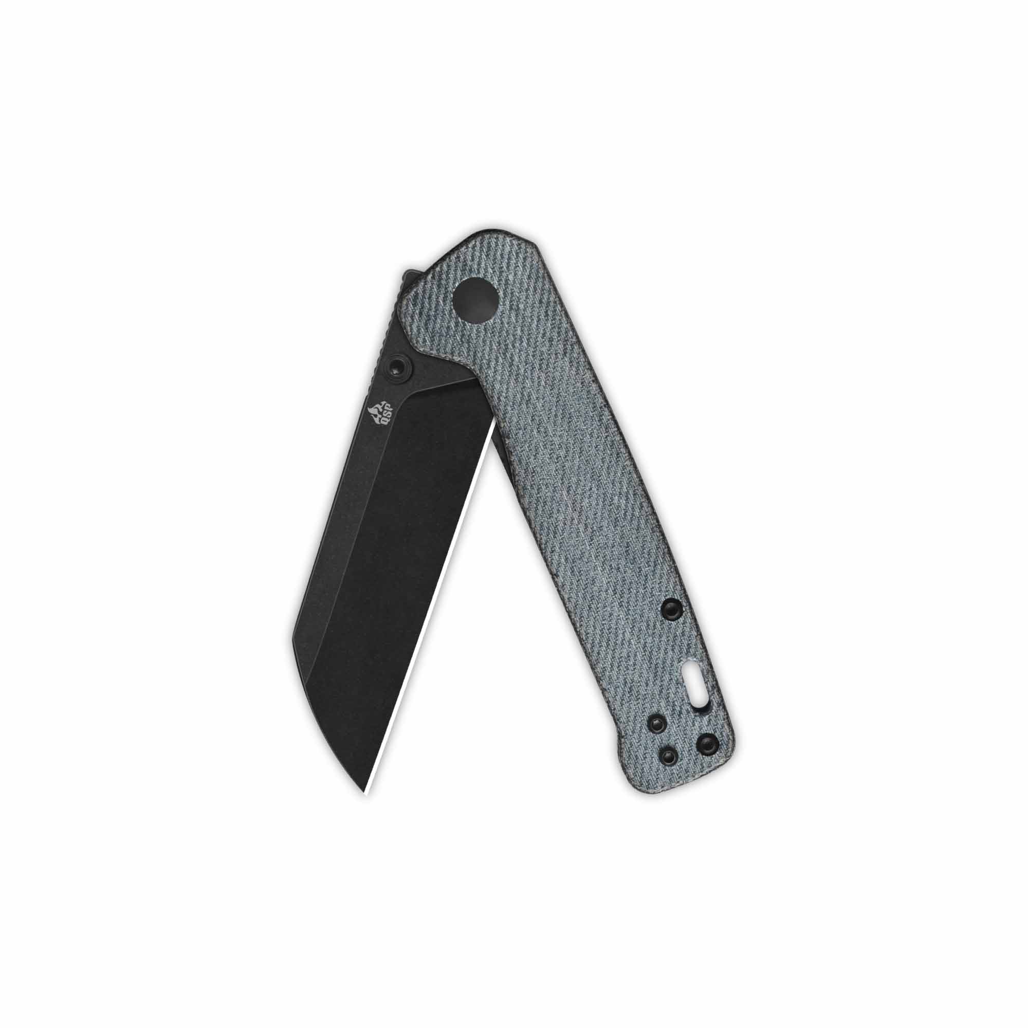 QSP Penguin V2 | D2 | Denim Micarta | Liner Lock – QSP KNIFE