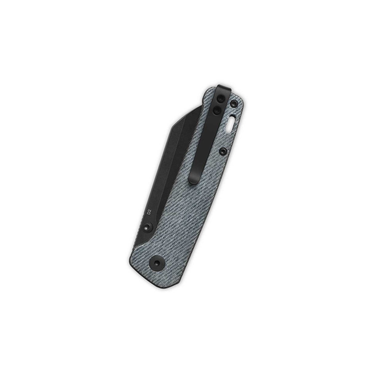 QSP Penguin V2 Liner Lock Pocket Knife D2 blade Denim Micarta handle