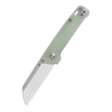 QSP Penguin V2 Liner Lock Pocket Knife D2 blade Jade G10 handle