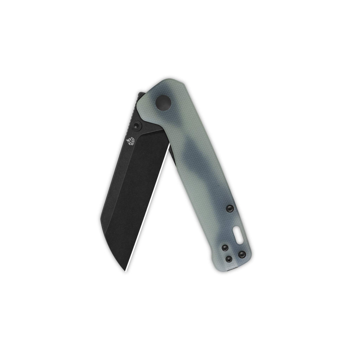 QSP Penguin V2 Liner Lock Pocket Knife D2 blade Jade G10 handle
