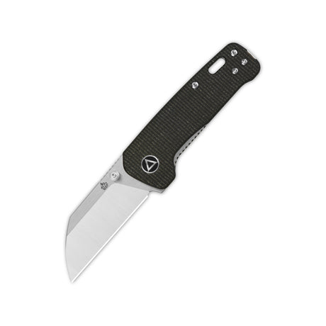 QSP Penguin Mini pocket knife with micarta handle and 14C28N blade