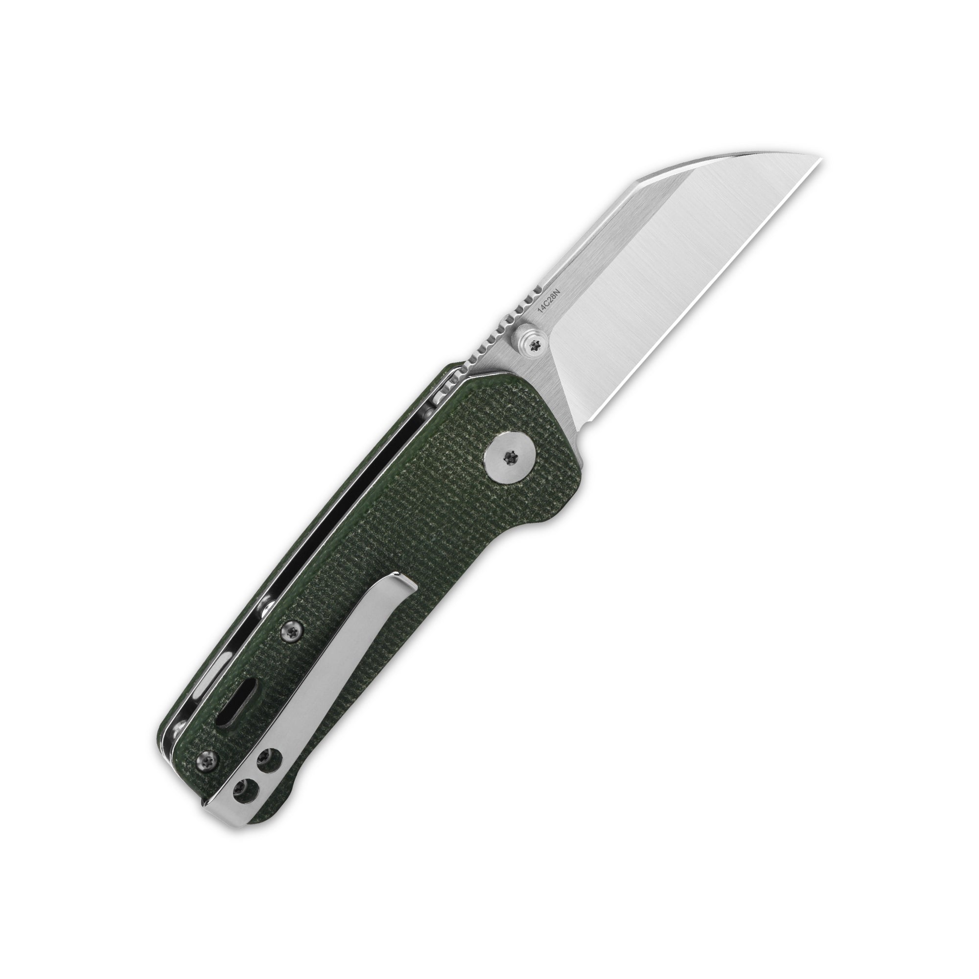 QSP Penguin Mini | 14C28N | Micarta | Liner Lock – QSP KNIFE