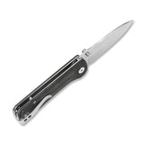 QSP Hawk Liner Lock Pocket Knife 14C28N Blade with Micarta Handles