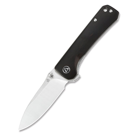 QSP Hawk Liner Lock Pocket Knife with Ebony Wood Handle
