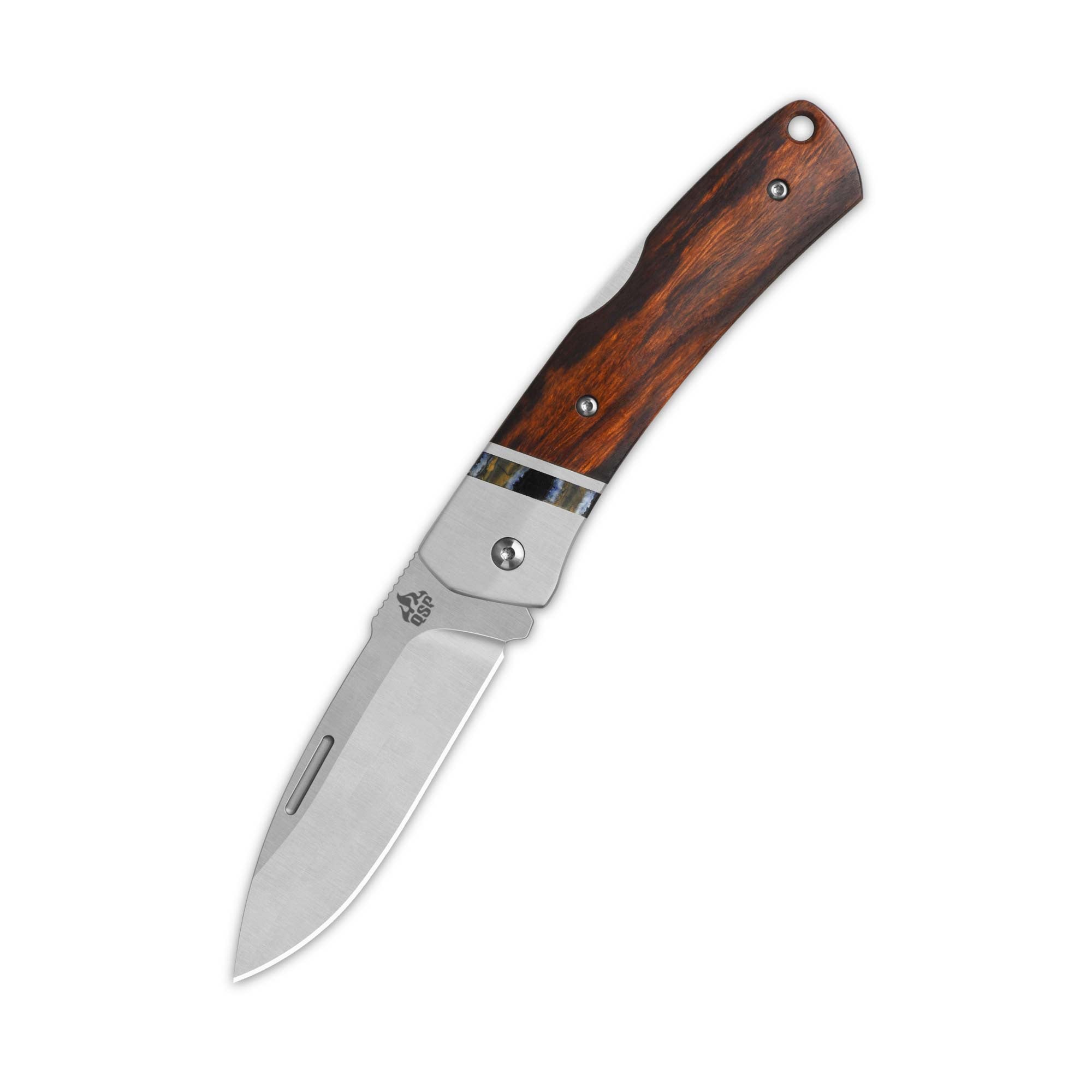 Mustang Lock Back Knife | M390 | Desert Ironwood Handle – QSP KNIFE