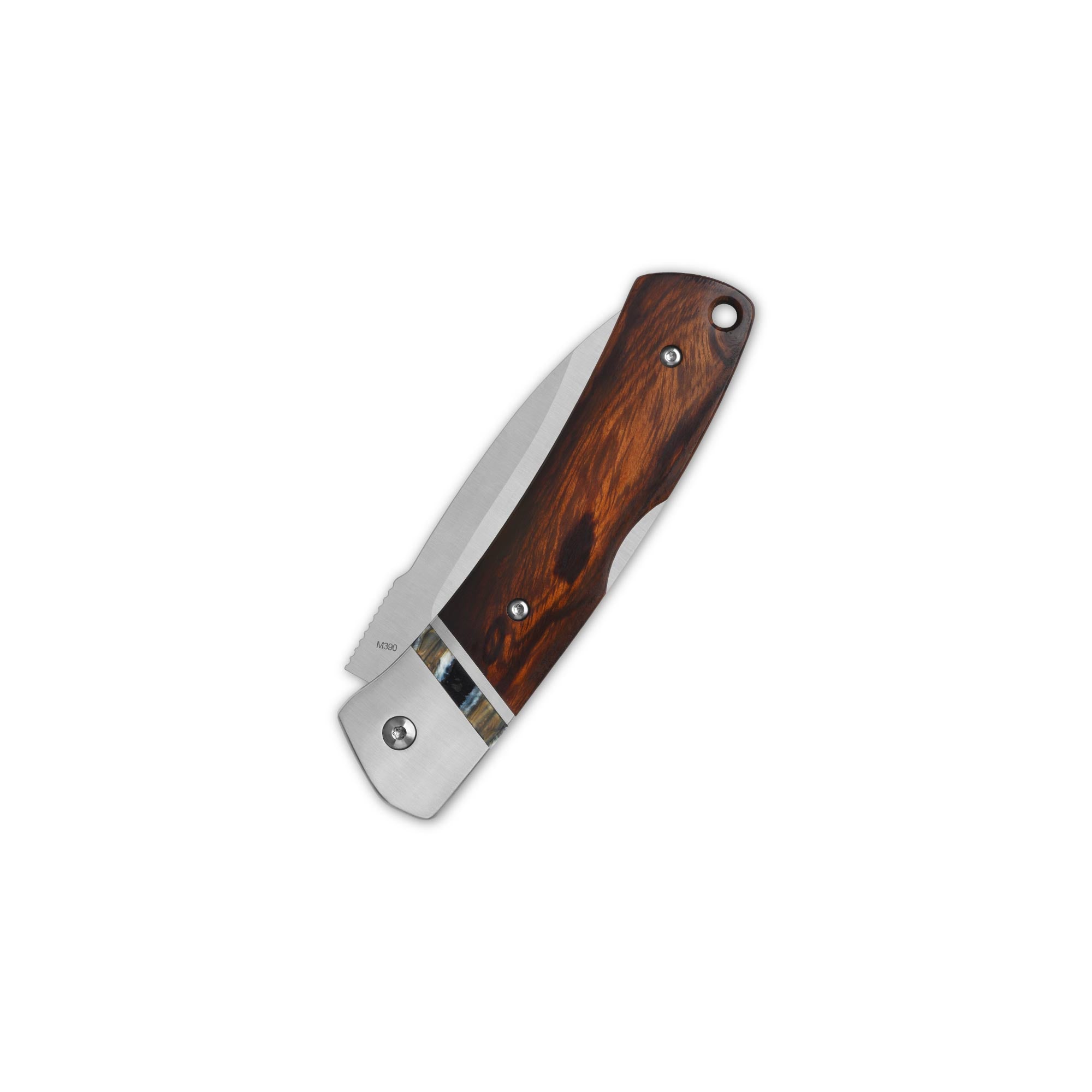 Mustang Lock Back Knife | M390 | Desert Ironwood Handle – QSP KNIFE