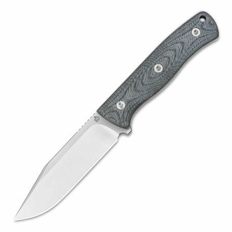 QSP Bison V2 Fixed blade knife D2 Blade Micarta handle