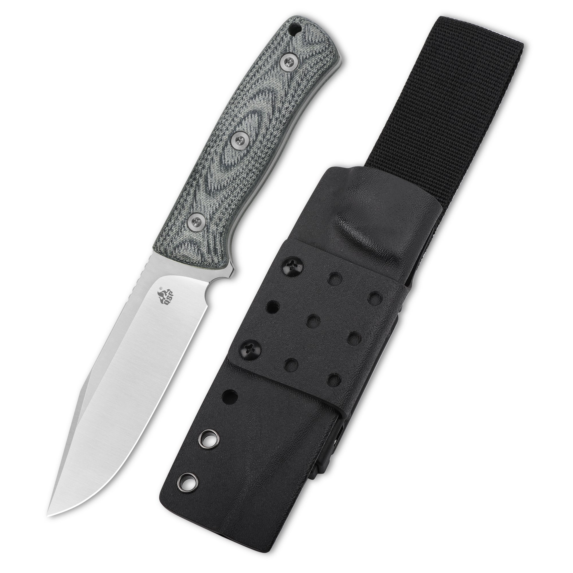 Bison V1 Fixed Blade Knife | D2 | Micarta – QSP KNIFE