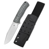 QSP Bison V1 Fixed Blade Knives Hunting knives D2 Blade Micarta handle