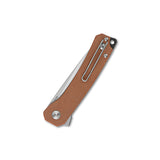 QSP Osprey Liner Lock Pocket Knife 14C28N Blade Micarta Handle