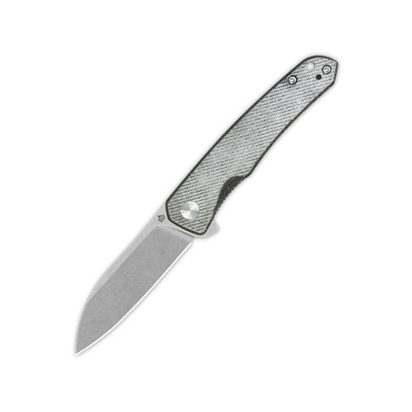 QSP Otter Pocket Knife with 14C28N blade and denim micarta handle