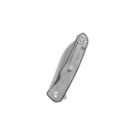 Liner lock QSP Otter knife with denim micarta handle