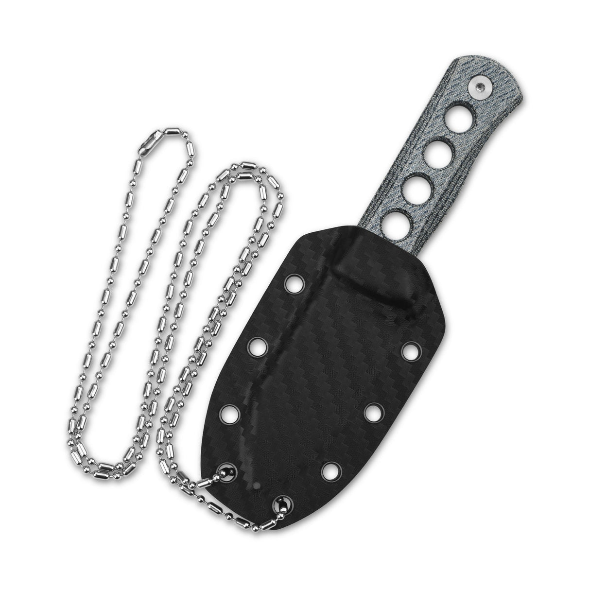 Kydex sheath for QSP Canary neck knife with chain