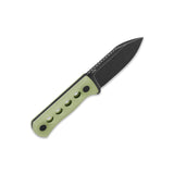 QSP Canary Neck knife 14C28N blade Glow-in-the-Dark Resin handle with Kydex sheath