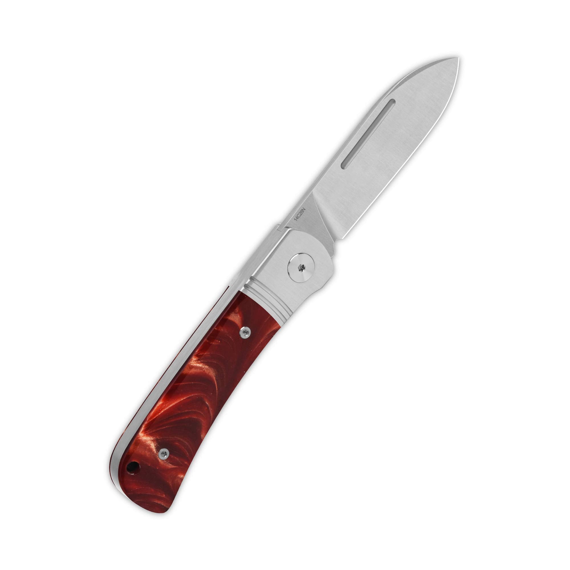 Hedgehog EDC Knife | 14C28N Spear Point | Resin Handle – QSP KNIFE