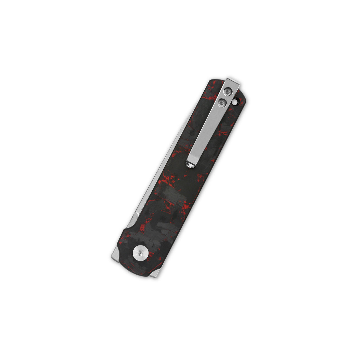 QSP Lark pocket knife with satin 14C28N blade and G10 handle design