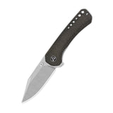 QSP Kestrel Pocket knife 14C28N blade Micarta handle