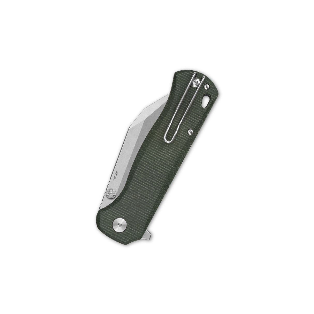 QSP Swordfish Pocket Knife 14C28N blade Micarta handle