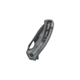 QSP Gorilla Liner Lock Pocket Knife 14C28N Blade Denim Micarta Handle
