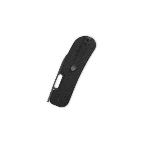 Pocket knife with black G10 handle and sleek design for EDC use