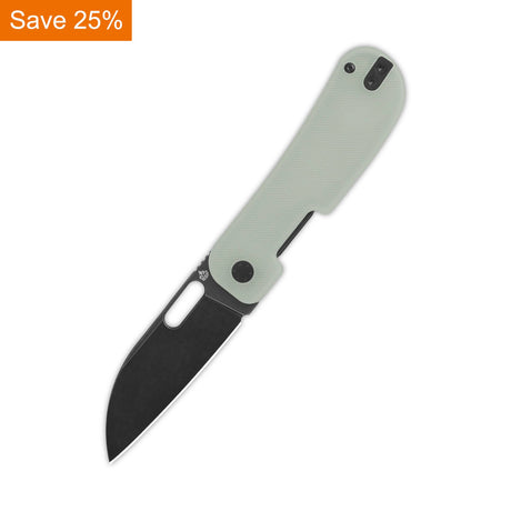 QSP Variant PE Liner Lock Pocket Knife 14C28N Blade G10 Handle