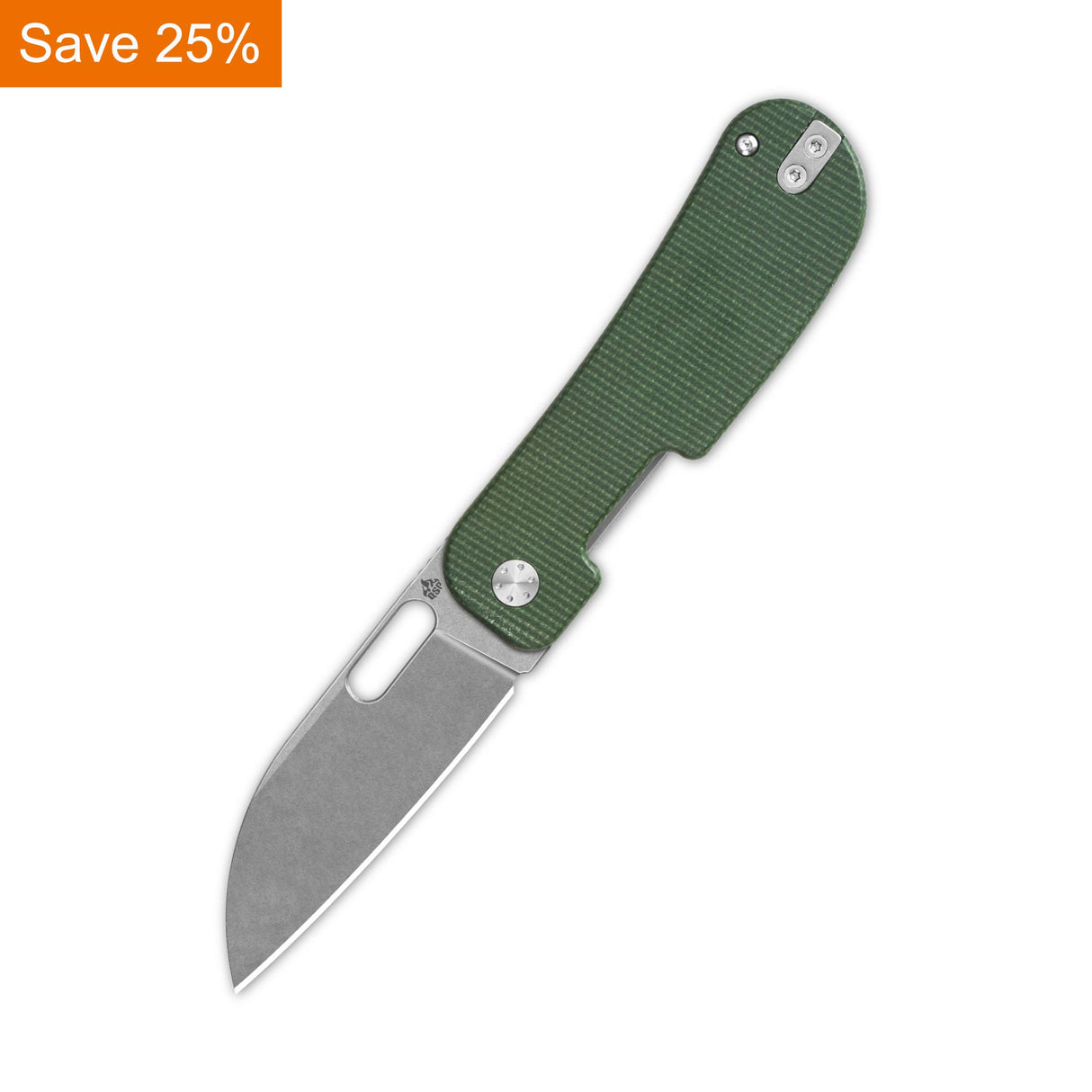QSP Variant PE Liner Lock Pocket Knife 14C28N Blade Micarta Handle