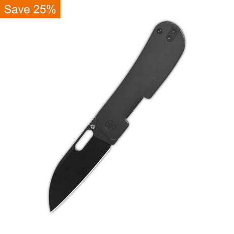 QSP Variant PE Liner Lock Pocket Knife 14C28N Blade Ti Handle