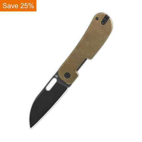 QSP Variant PE Liner Lock Pocket Knife 14C28N Blade Ti Handle