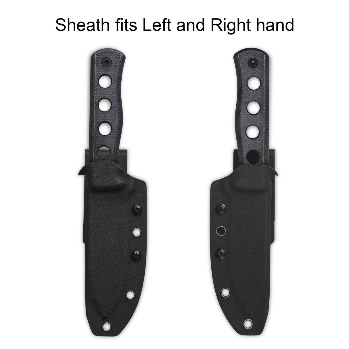 Sheath for QSP Canary knife fits both left and right-hand users.