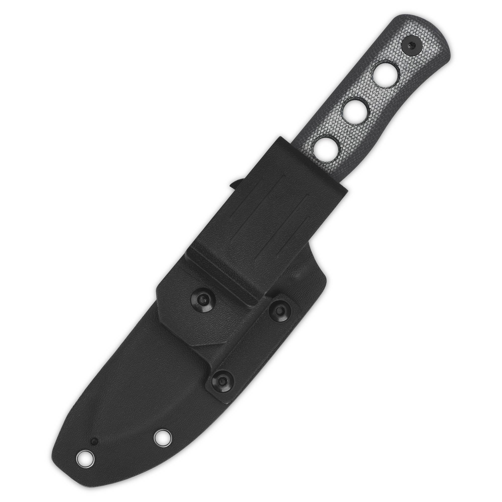 Canary Fixed Blade Knife | Cr8Mo2VSi | Black Micarta – QSP KNIFE