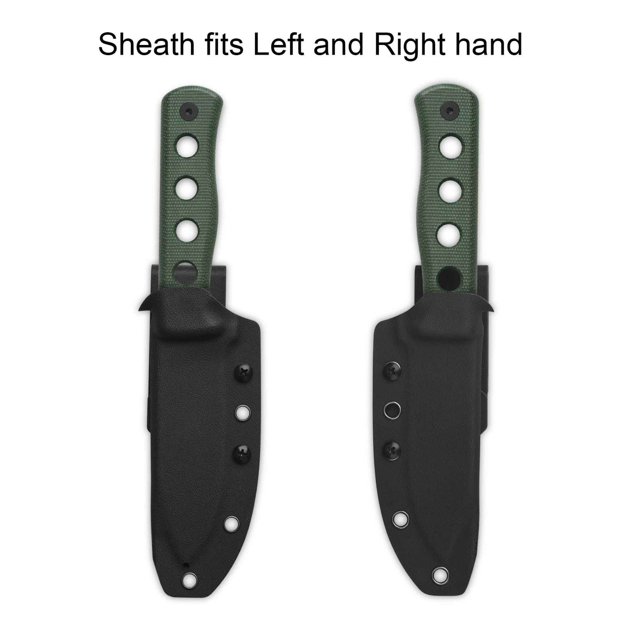 Black sheath for QSP Canary knife, fits left and right hand use.