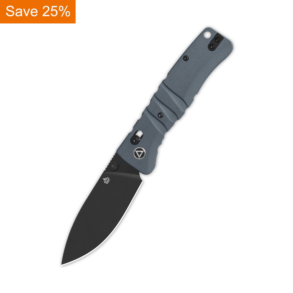 QSP Ripley Glyde Lock Pocket Knife 14C28N Blade Gray G10 Handle