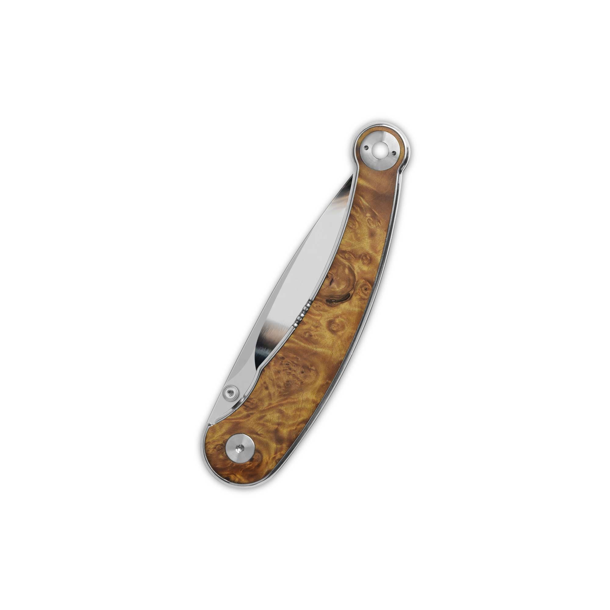 qPIGp(̂•͈Ꙫ•͈⑅﻿)̂ ୭*゜♡♡ Dolphin | 14C28N | Stabilized wood – QSP KNIFE