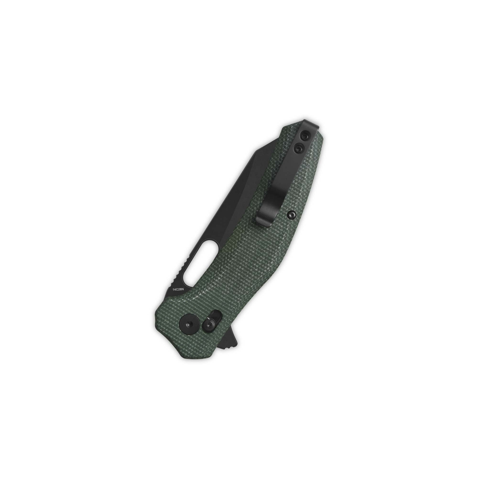 QSP Emu | 14C28N Blade | Green Micarta | Glyde Lock – QSP KNIFE