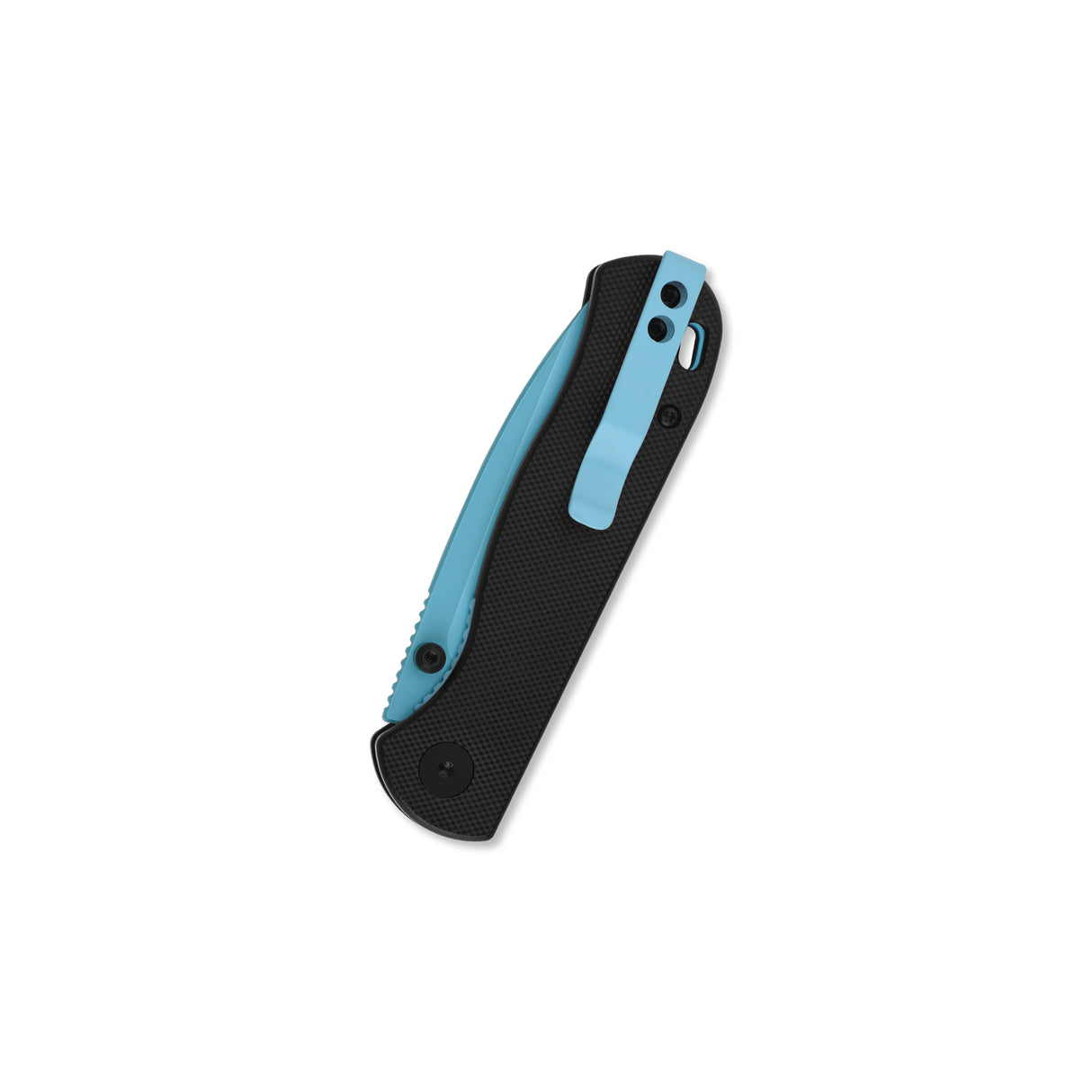 QSP Ferret Liner Lock Pocket Knife Nitro V blade Black G10 handle