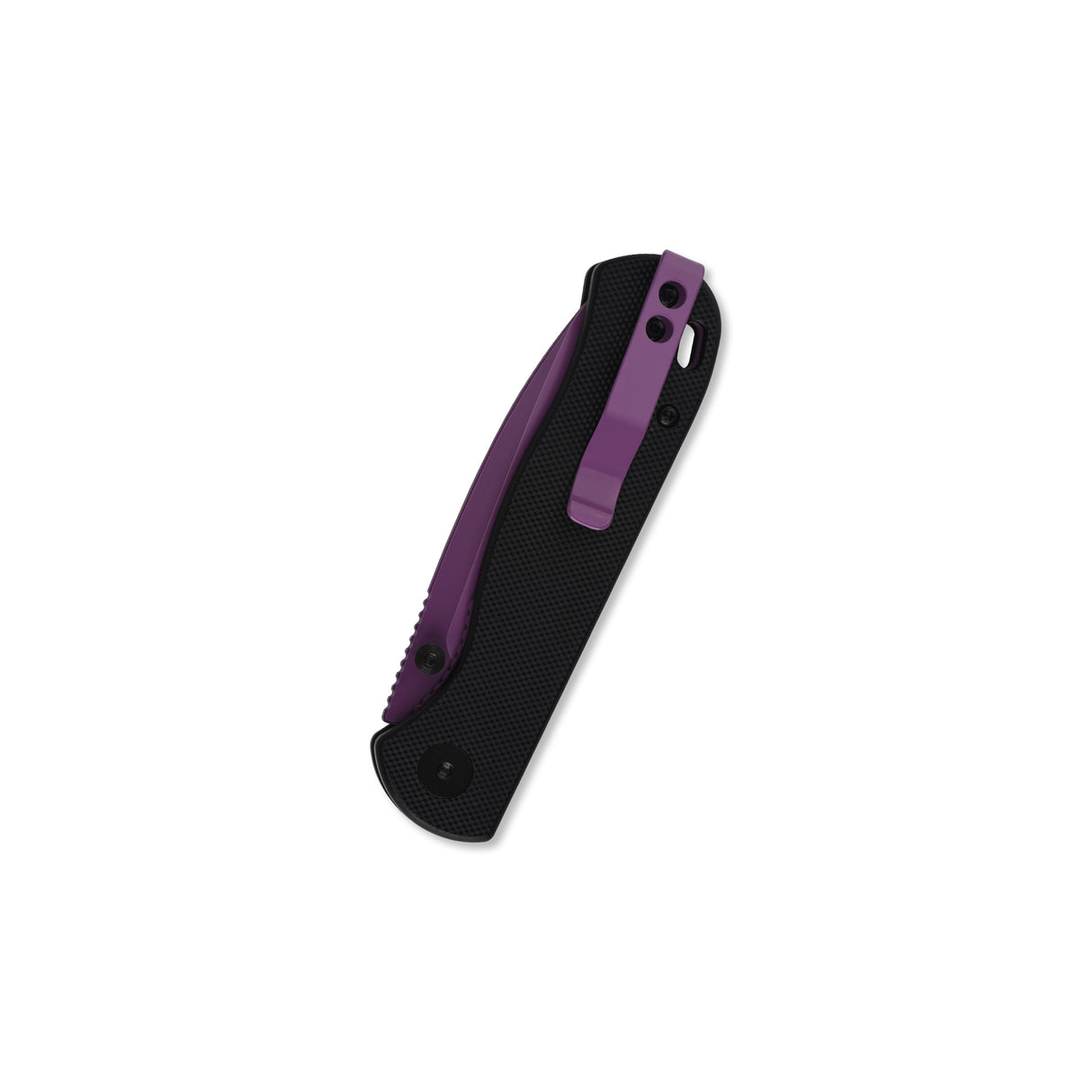 QSP Ferret Liner Lock Pocket Knife Nitro V blade Black G10 handle